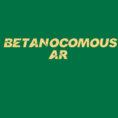 Logo da BETANOCOMOUSAR